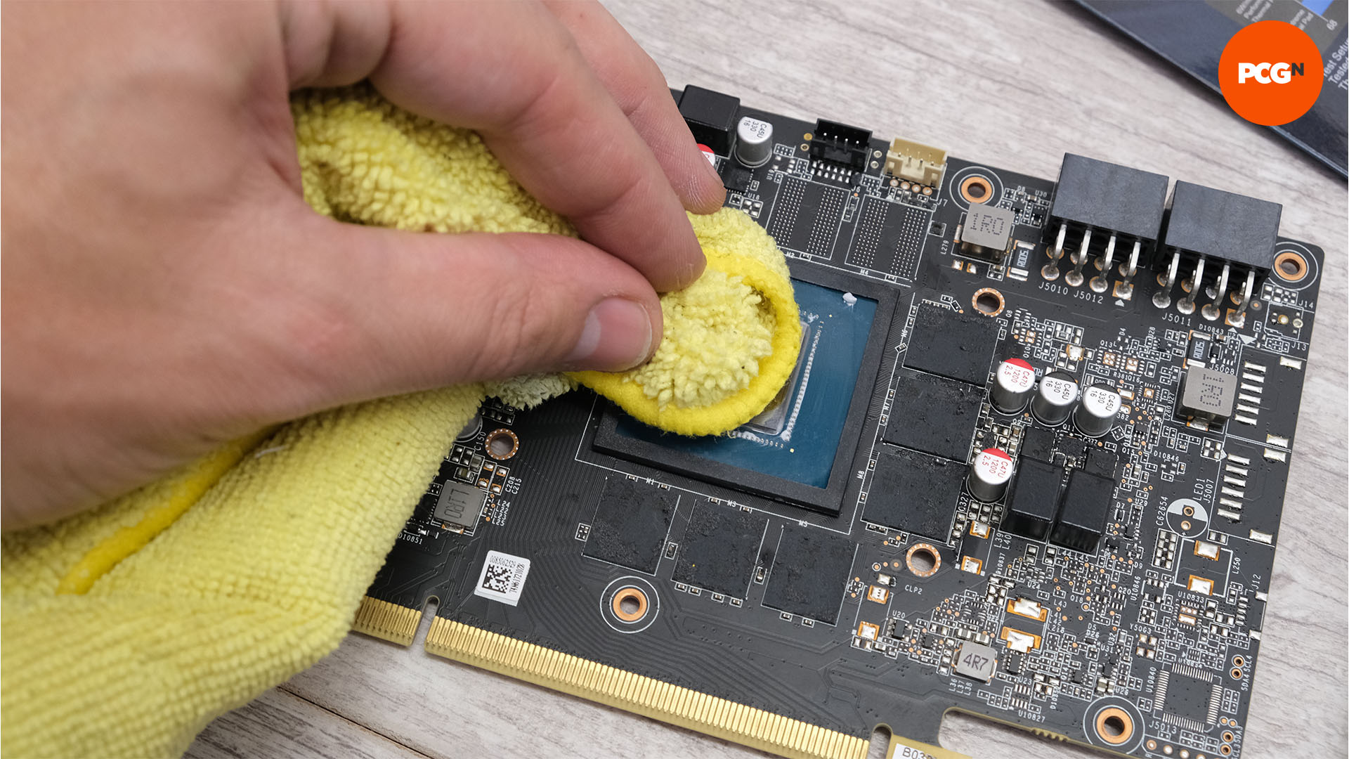 How to lower GPU temp: Clean off thermal paste