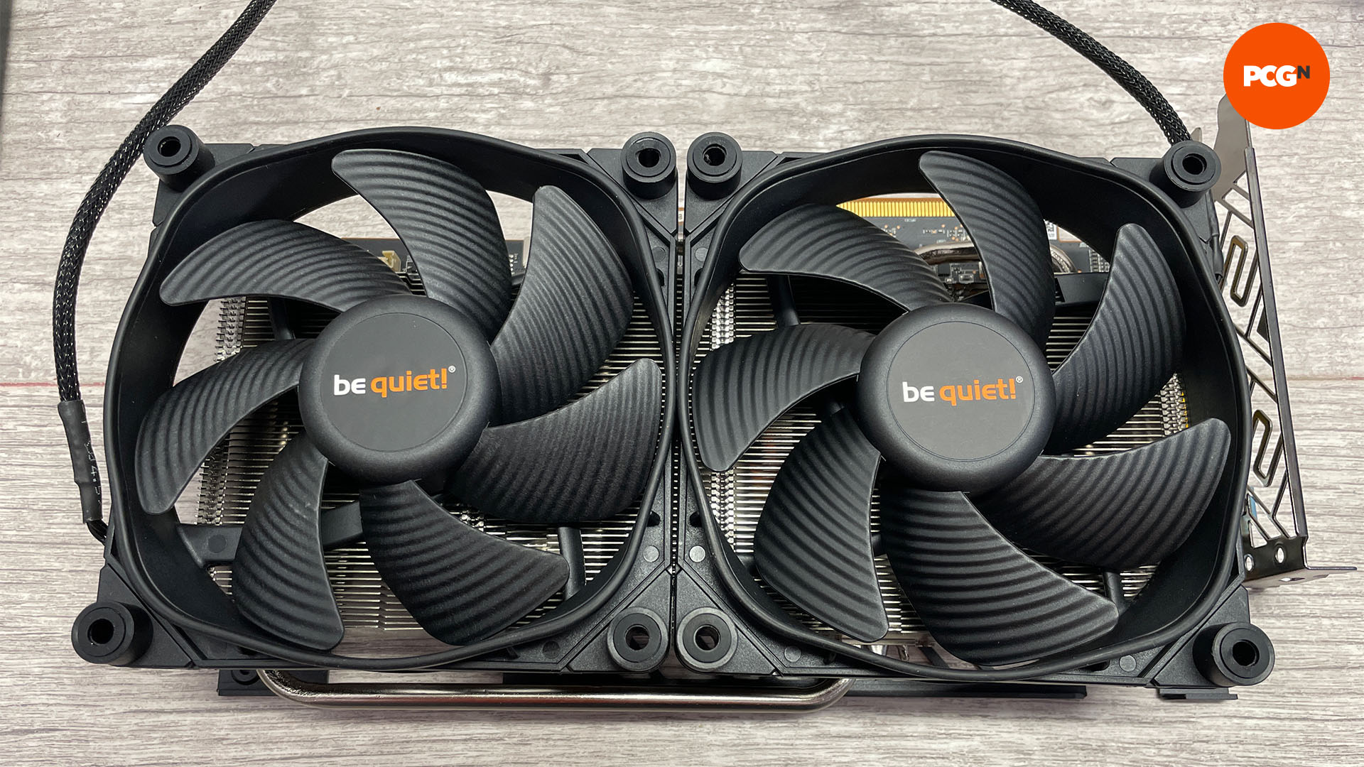 How to lower GPU temp: be quiet! 120mm case fans on a graphics card heatsink