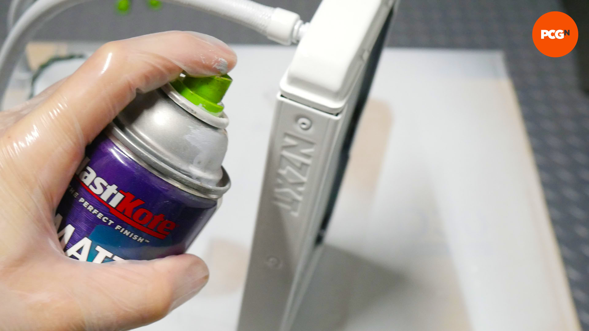 How to paint AIO cooler: Spray color coat