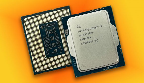 Intel Core i9-14900KS CPU mockup