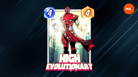 High Evolutionary, one of the new cards that makes up the best Marvel Snap decks right now.