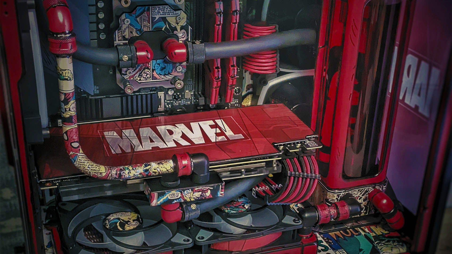 This Stan Lee Marvel comic book gaming PC is incredible