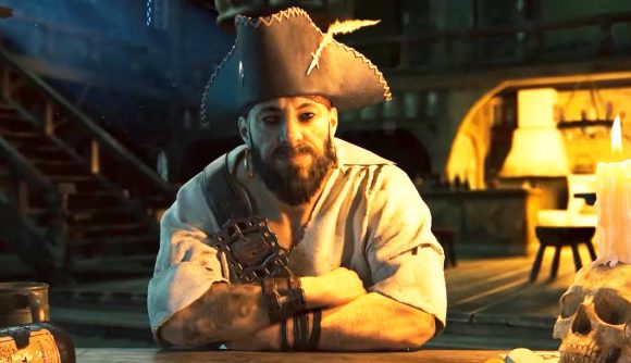 Tortuga: A Pirate's Tale launch date: A bearded pirate from Tortuga: A Pirate's Tale.