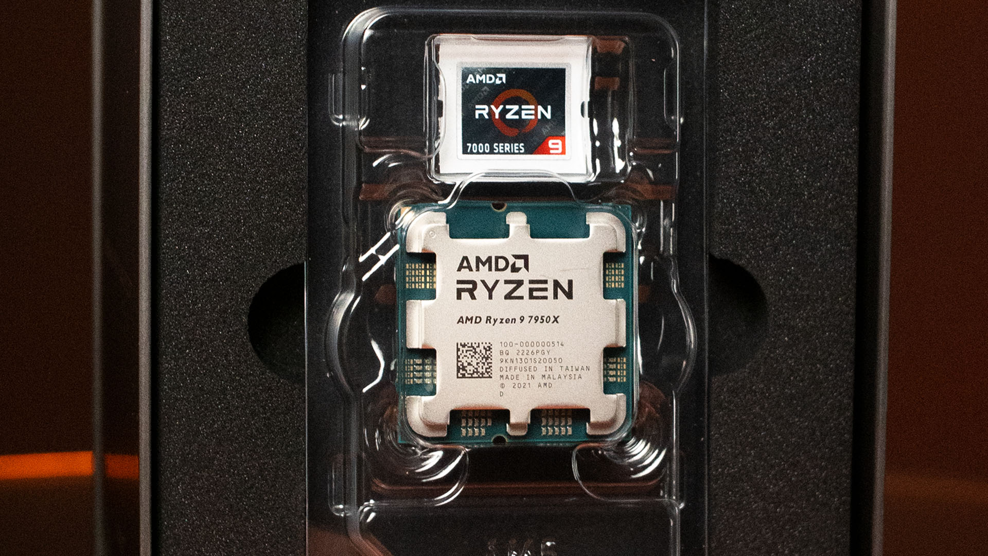 AMD Ryzen 9 7950X review: CPU installed in box