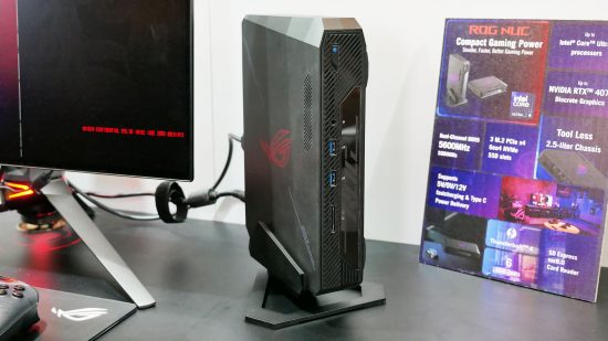 Asus ROG NUC pictures at CES 2024