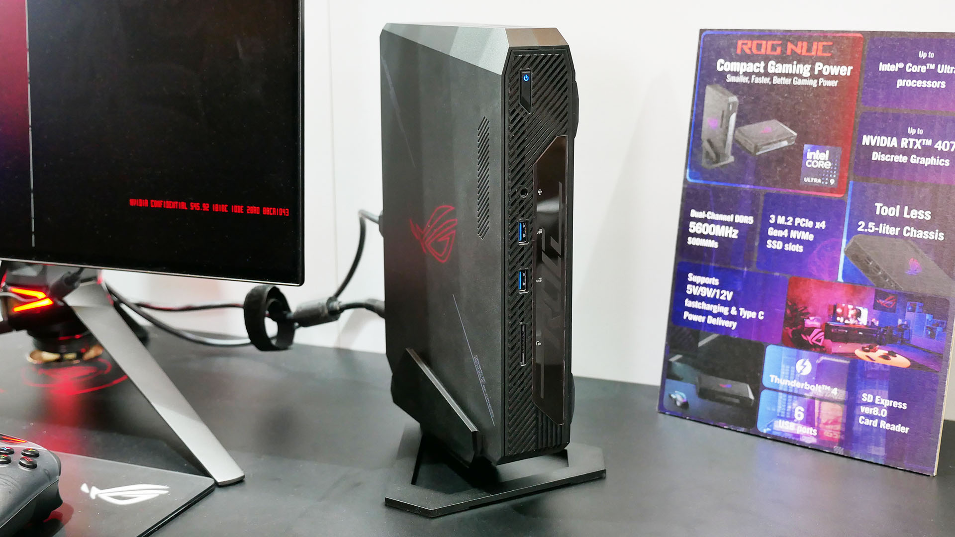 This tiny Asus gaming PC has an Nvidia RTX 4070 and 16 core Intel CPU