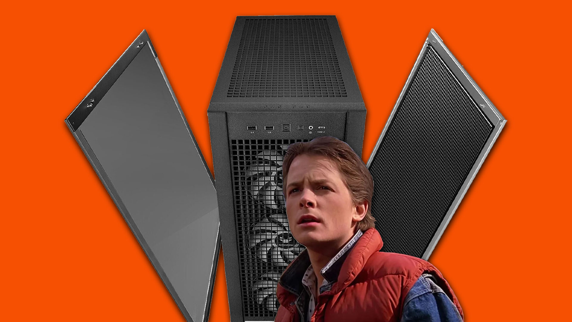 New Asus back to the future PC case will make your cables invisible