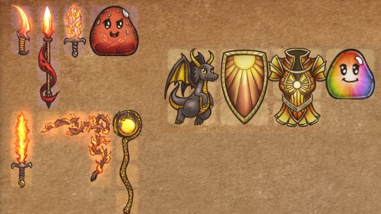 Backpack Battles Pyromancer recipes: all craftable items exclusive to the Pyromancer class.