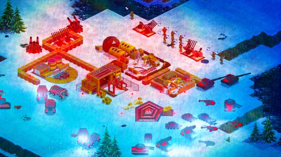 Battlefall State of Conflict Steam RTS game: A military base from new Steam RTS game Battlefall State of Conflict