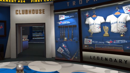 Blue Jays Clubhouse theme in MLB Home Run Derby VR