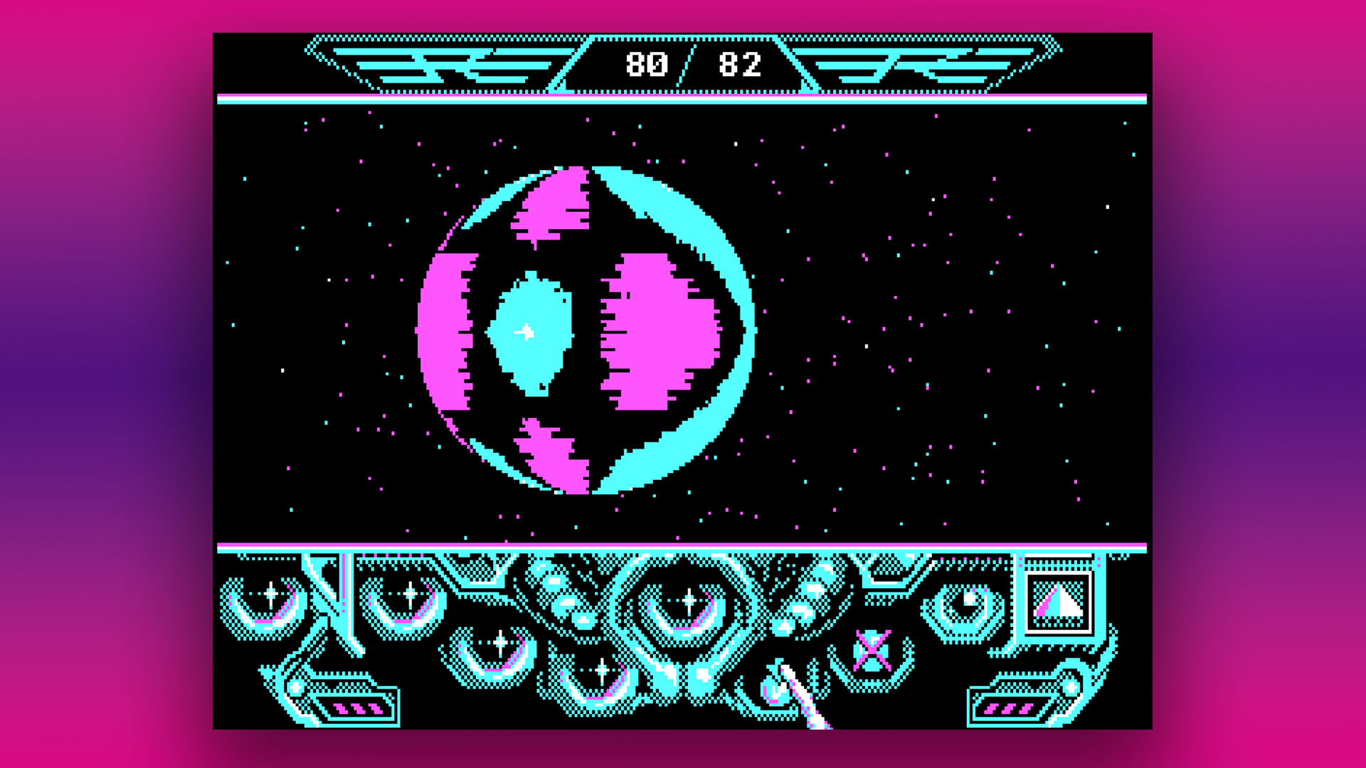 CGA graphics: Captain Blood in BIOS mode 4, palette 1, high intensity