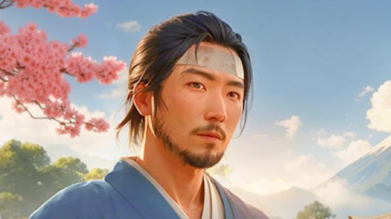 Cities Skylines 2 meets Ghost of Tsushima in newly updated building game: A man in a headband, from Sengoku Dynasty.