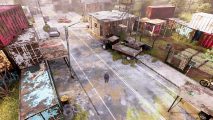 City 20 Steam sandbox game: A character explores a frosty town in Steam sandbox game City 20