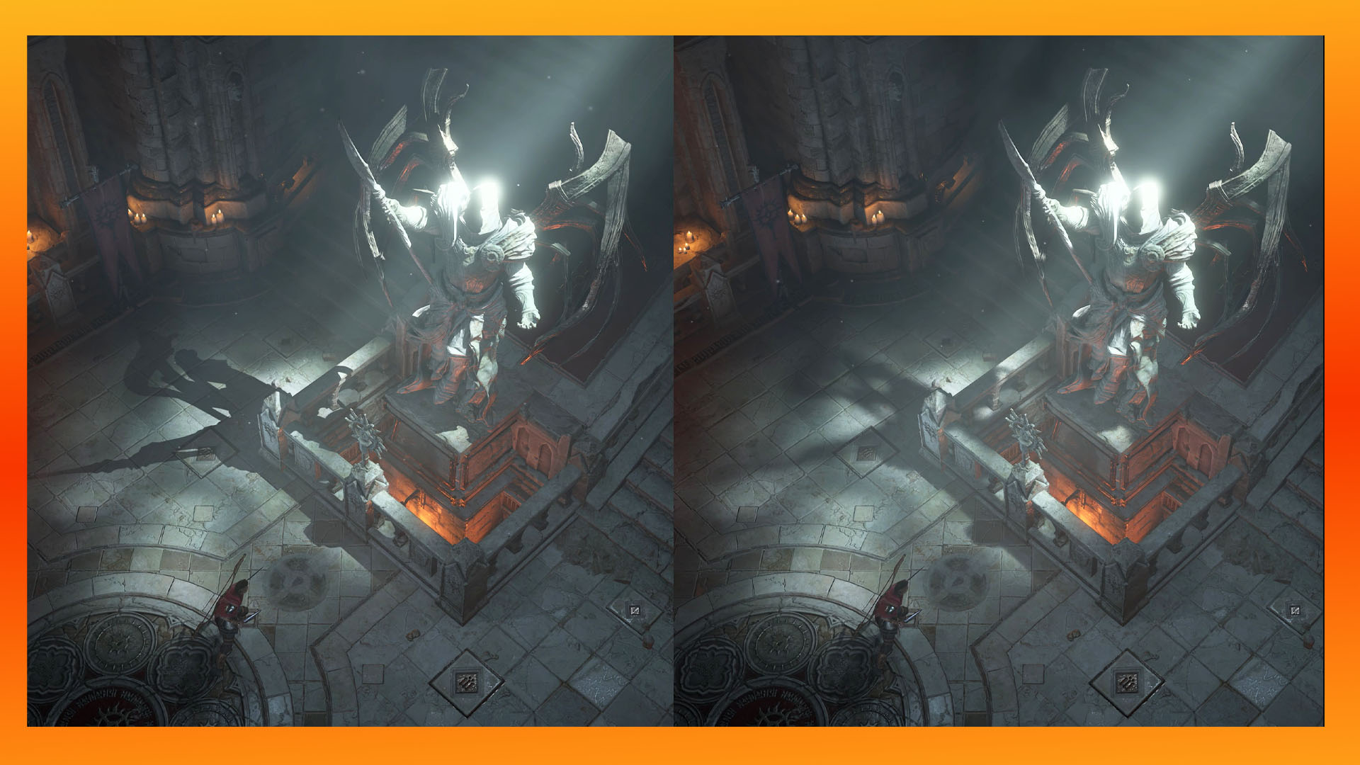 Captura de pantalla de sombras de trazado de rayos de Diablo 4
