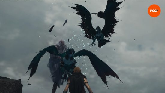 dragons dogma 2 trickster casting binding effigy on harpies