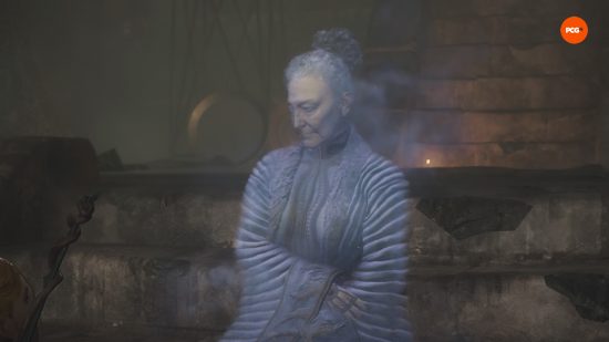 an image of luz the trickster as a ghost in dragons dogma 2