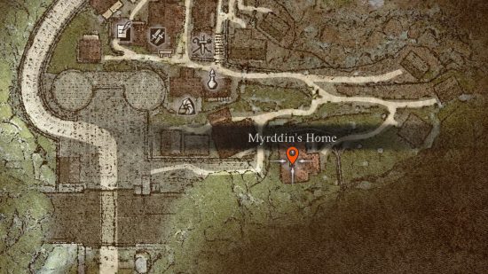 dragons dogma 2 map showing the location of sorcerer maisters home