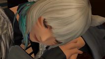 FF14 Dawntrail will "spice it up" as Yoshida admits the mundanity of current content makes him "sleepy" - A sleeping Y'shtola, the Miqote poster girl of the fantasy MMORPG FFXIV.