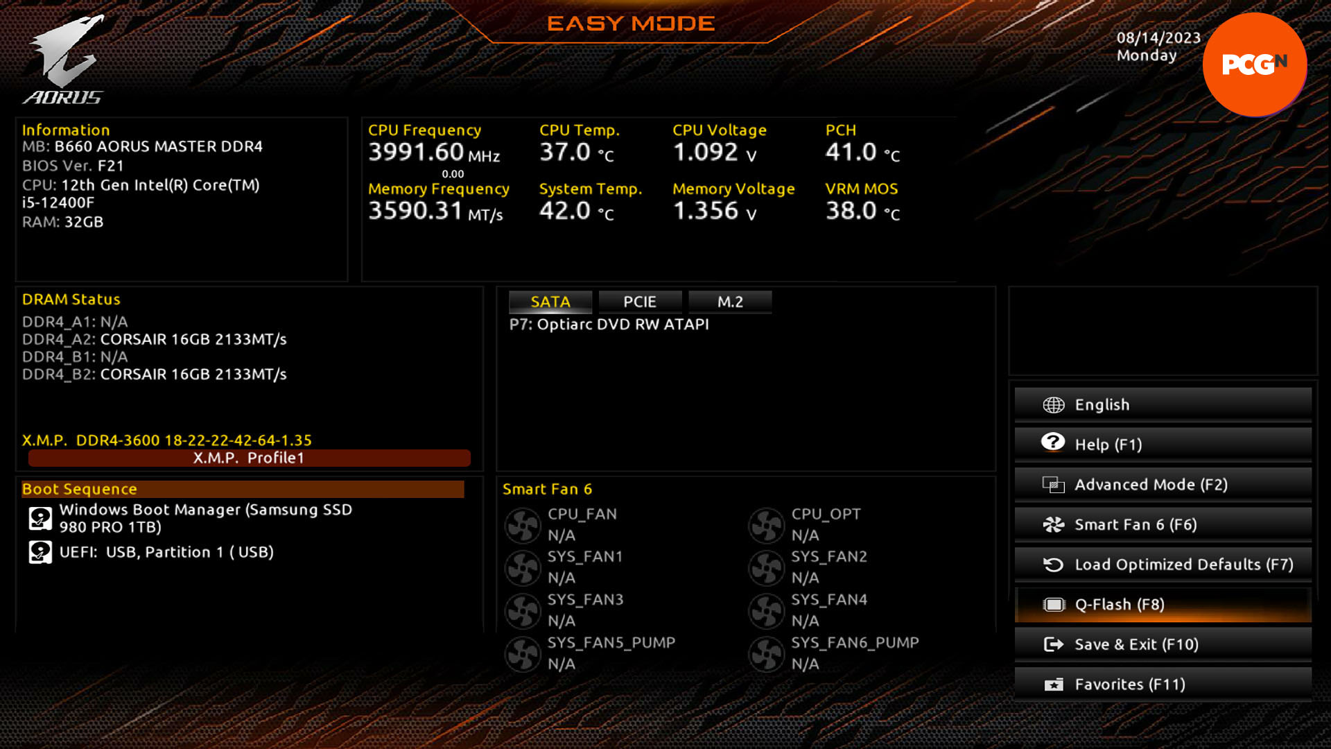 How to flash the BIOS on your PC motherboard: Gigabyte EFI Q-Flash Easy Mode