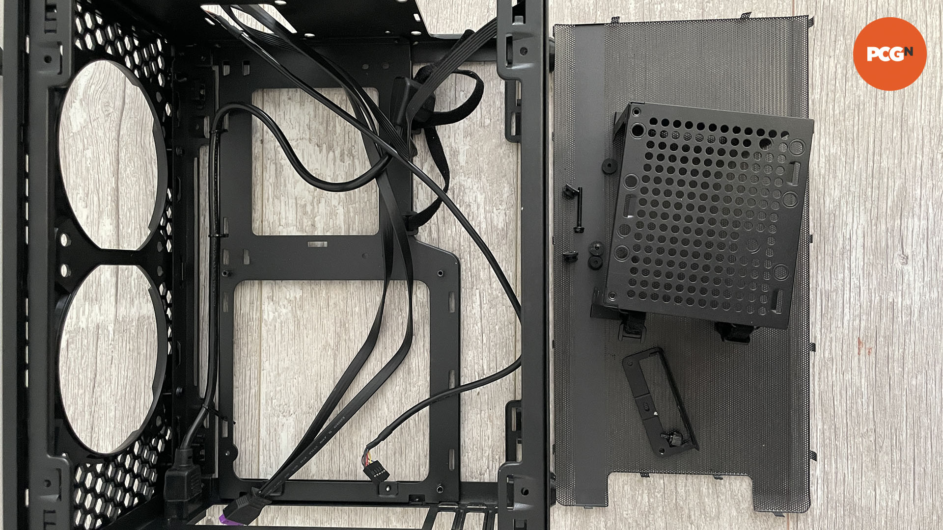 How to move the motherboard tray in your PC case: Remove fixtures and fittings
