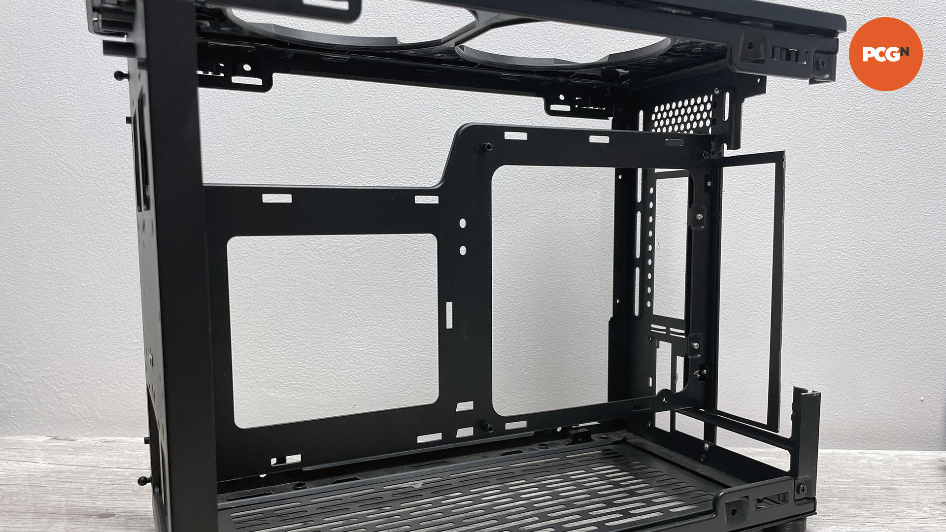 How to move the motherboard tray in your PC case: Rivet motherboard tray and IO opening