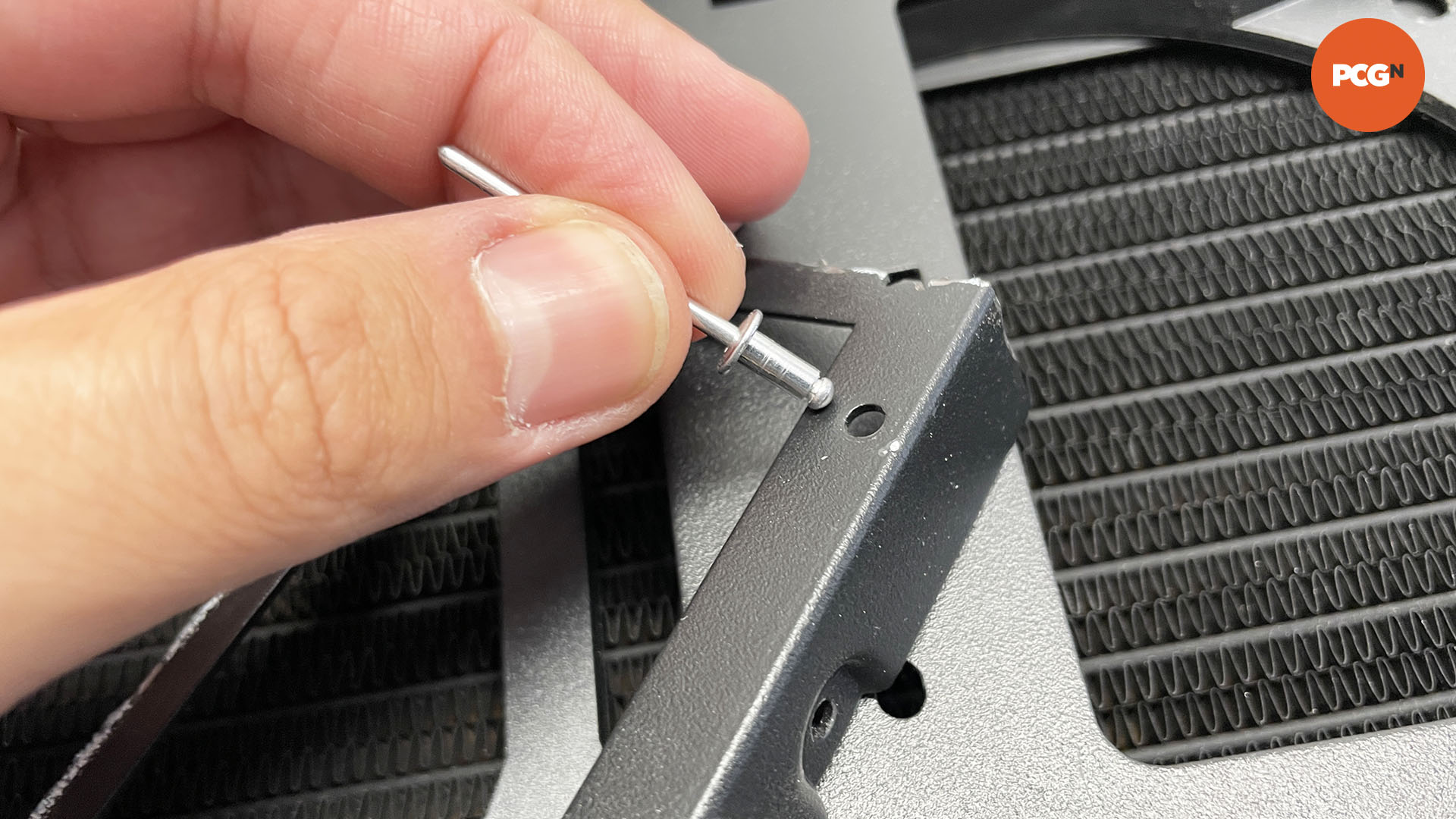 How to move the motherboard tray in your PC case: Use the right rivets