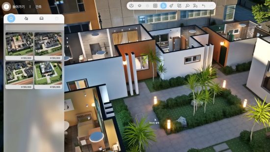 InZoi release date: The grid shows how to build new rooms, add decorations, and premade layouts
