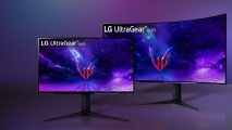 LG OLED monitors side by side