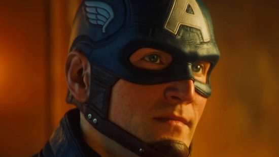 Marvel 193 Rise of Hydra: Captain America in a helmet with an A on his forehead