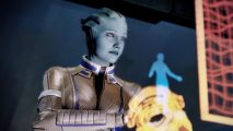 Liara in Mass Effect Legendary Edition