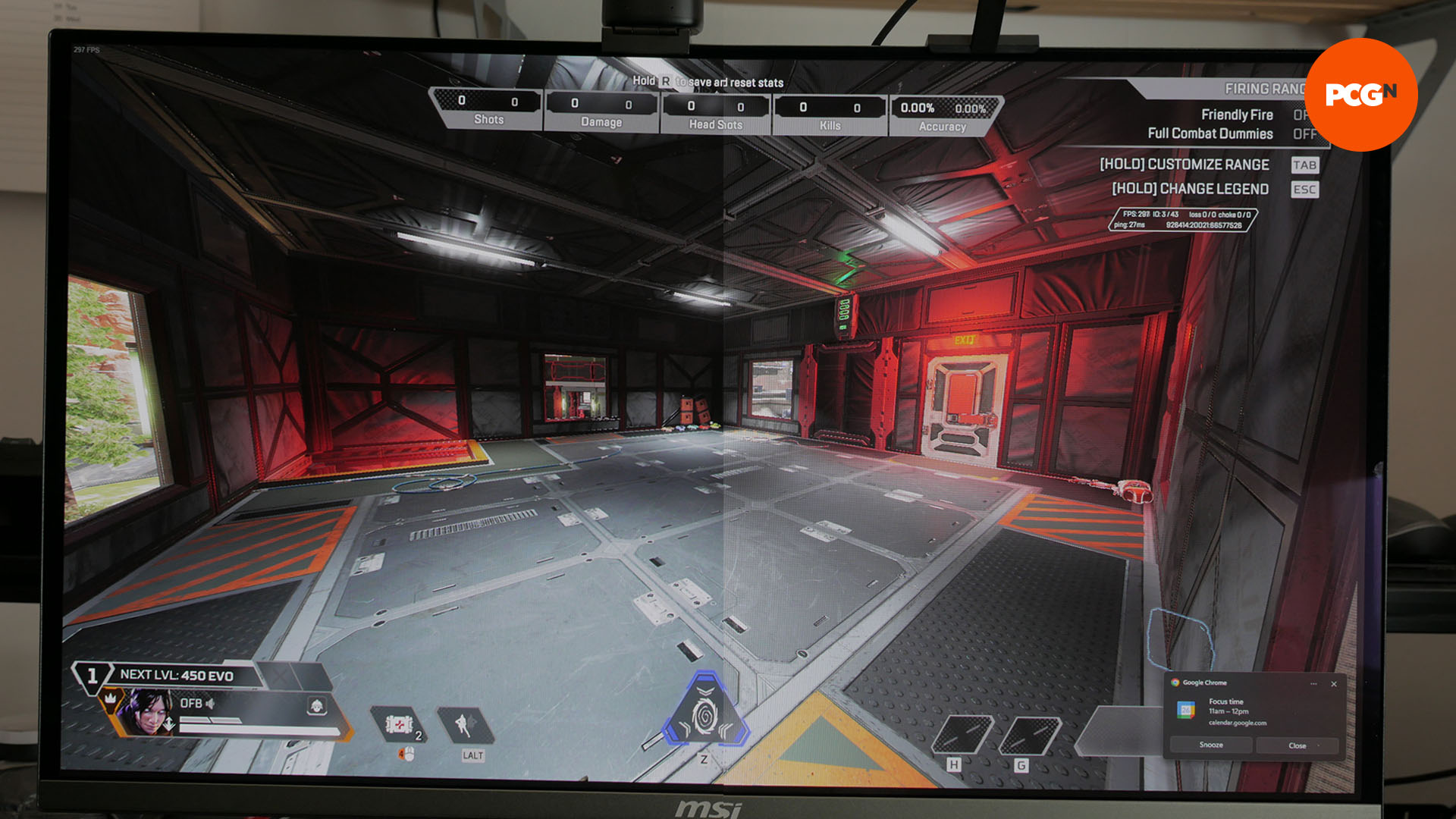 msi mpg 271qrx qd-oled gaming monitor review 12 without and with night vision