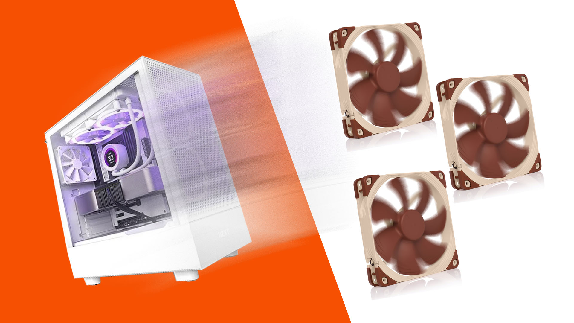 White gaming PC builds just got harder thanks to Noctua