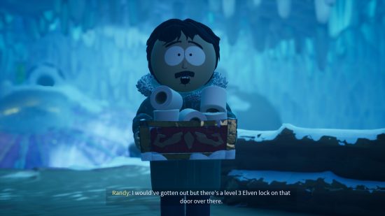 South Park Snow Day review: randy marsh is trapped under an ice cave