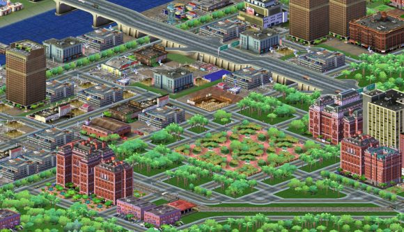 SimCity 3000 Steam: A beautiful city from city building game SimCity 3000