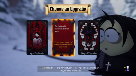 South Park snow day review: dark ritual card selection