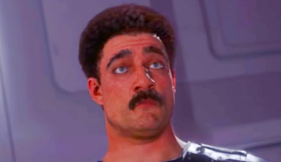 Star Citizen is finally getting some of our most wanted features: A bemused man with a mustache, from Star Citizen.