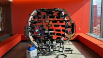 A giant orb constructed of around 100 Steam Deck OLED models