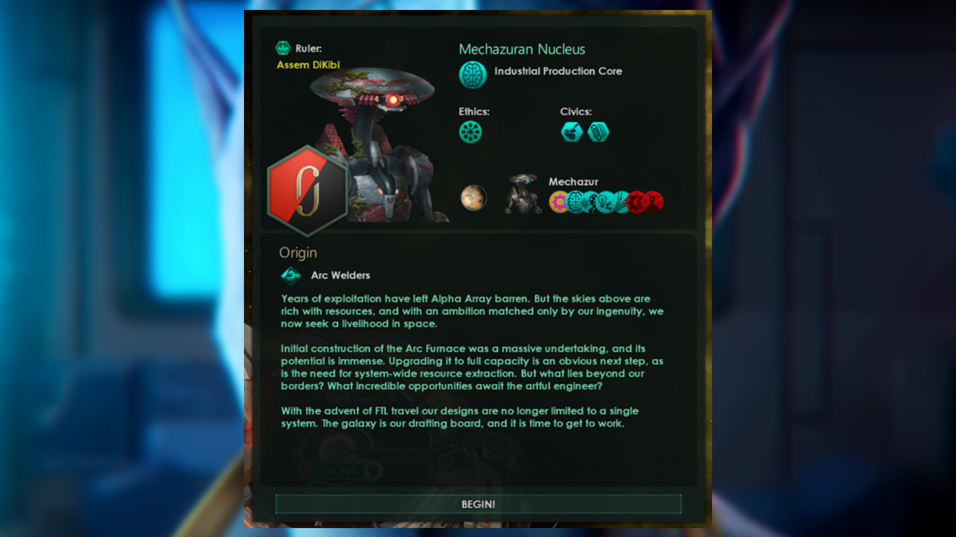 Stellaris The Machine Age – Eine Beschreibung des Ursprungs der Arc Welders im großen Strategiespiel Space 4X.