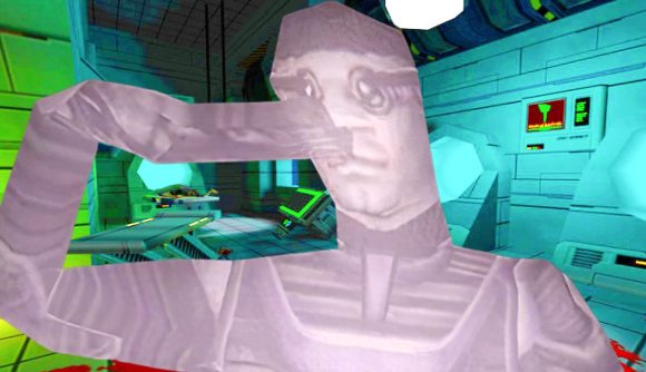 System Shock 2 sale FPS game: A hologram from FPS game System Shock 2