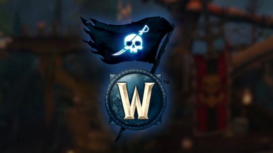 A World of Warcraft logo with a pirate flag marks the release of the 10.2.6 update in World of Warcraft