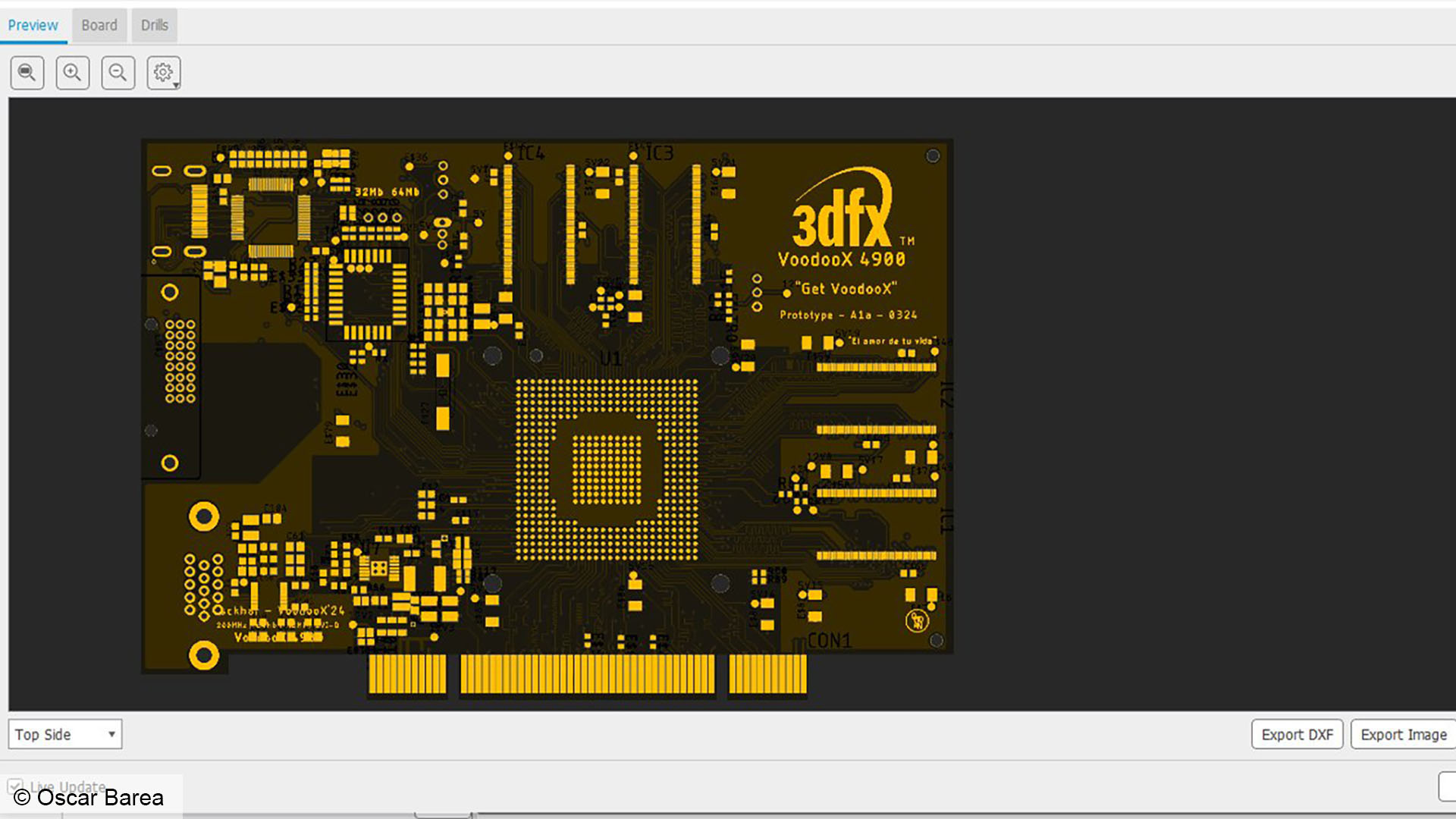 Este modder acaba de crear una nueva tarjeta gráfica 3dfx Voodoo: diseño CAD de PCB personalizado