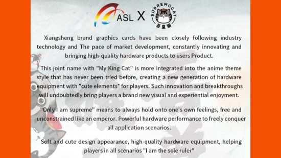 Ein Statement von ASL zur Entwicklung seiner rosafarbenen NVIDIA-Grafikkarte 