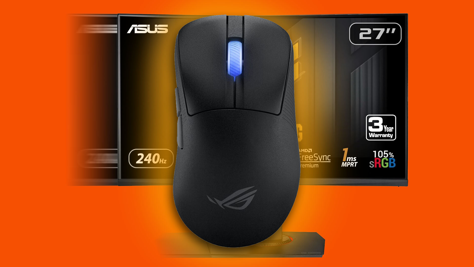 Asus' new wireless gaming mouse is built for 240Hz+ screens