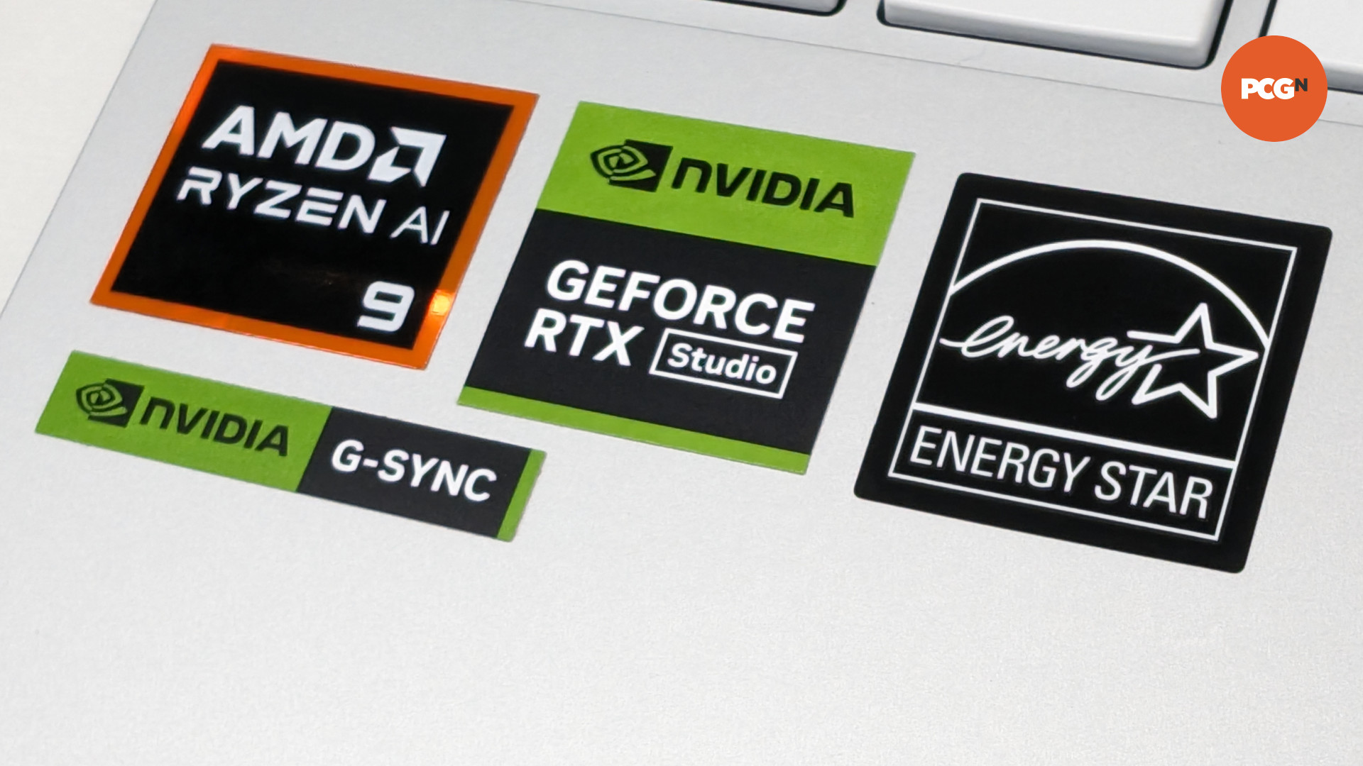 Asus ROG Zephyrus 2024 review: AMD and Nvidia stickers