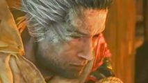 One of FromSoftware's best games is very cheap on Steam right now: A man with black and grey hair, The Wolf from Sekiro: Shadows Die Twice.