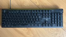 A front facing image of the corsair K55 core keyboard without its lighting