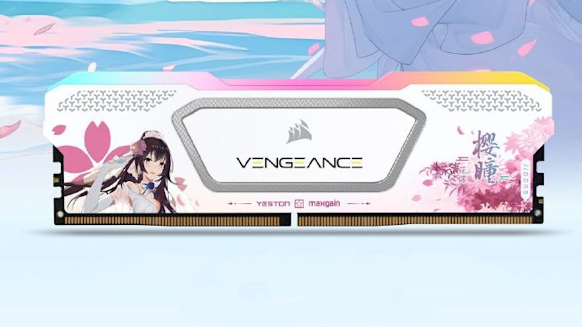 Corsair RAM gets an anime facelift that's ideal for a Sakura PC build