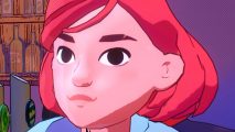 Dungeons of Hinterberg release date: A red-haired protagonist, Luisa from RPG game Dungeons of Hinterberg