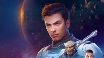 Everspace 2 Incursions release date: a man with quaffed brown hair in a space suit