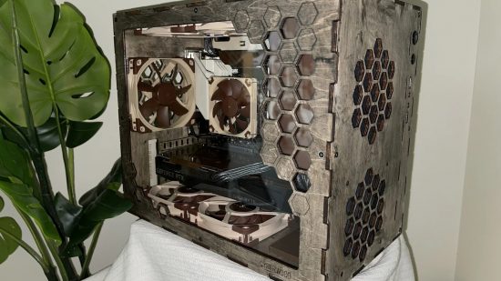 This Noctua-themed gaming PC build looks like it came from the woods
